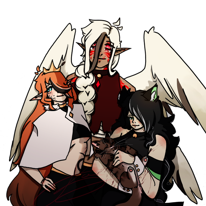 Kvar, Aeson, and Kitty